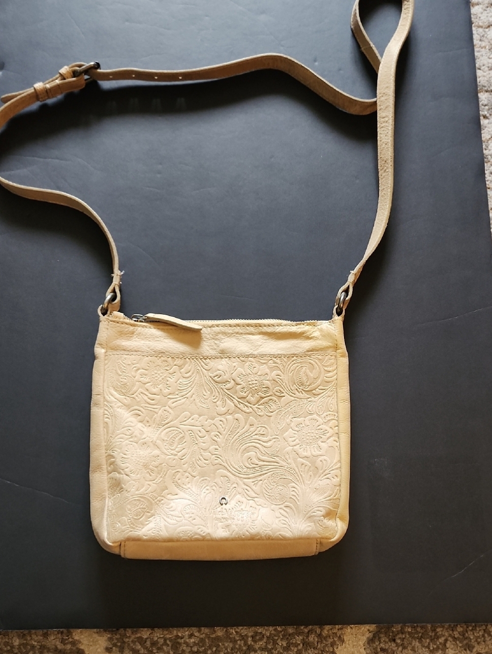 Wild West Los Angeles Gritta Flower Leather Crossbody.